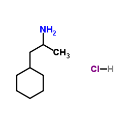 1-Cyclohexyl-2-propanamine hydrochloride (1:1) structure