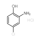 Phenol,2-amino-4-chloro-, hydrochloride (1:1)结构式