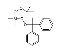 tert-butylperoxy-(1,1-diphenylethylperoxy)-dimethylsilane结构式