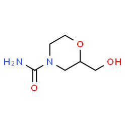 4-Morpholinecarboxamide,2-(hydroxymethyl)-(9CI)结构式