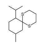 8-methyl-11-propan-2-yl-1,5-dithiaspiro[5.5]undecane Structure