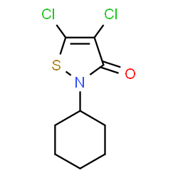 2-Cyclohexyl-4,5-dichloro-4-isothioazolin-3-one Structure