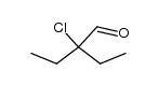 2-chloro-2-ethylbutyraldehyde Structure