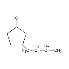 3-Butyl-cyclopentanone Structure