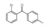 (2-溴苯基)(4-氟苯基)甲酮结构式