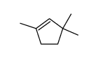 1,3,3-Trimethylcyclopentene结构式