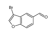 3-bromobenzofuran-5-carbaldehyde Structure