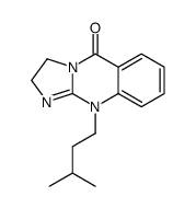 10-(3-methylbutyl)-2,3-dihydroimidazo[2,1-b]quinazolin-5-one结构式