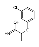 2-(3-chlorophenoxy)propionamide结构式