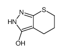 Thiopyrano[2,3-c]pyrazol-3(2H)-one,1,4,5,6-tetrahydro- Structure