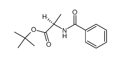 N-Benzoyl-L-alanin-tert.-butylester Structure