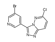 3-(5-bromopyridin-3-yl)-6-chloro-[1,2,4]triazolo[4,3-b]pyridazine Structure