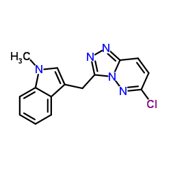 6-Chloro-3-[(1-methyl-1H-indol-3-yl)methyl][1,2,4]triazolo[4,3-b]pyridazine Structure