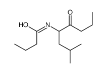 N-(2-methyl-5-oxooctan-4-yl)butanamide结构式