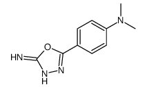 5-[4-(dimethylamino)phenyl]-1,3,4-oxadiazol-2-amine Structure