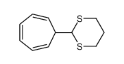 2-cyclohepta-2,4,6-trien-1-yl-1,3-dithiane结构式