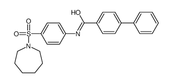 N-[4-(azepan-1-ylsulfonyl)phenyl]-4-phenylbenzamide Structure