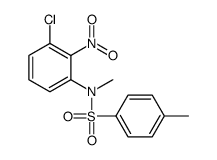 N-(3-chloro-2-nitrophenyl)-N,4-dimethylbenzenesulfonamide Structure