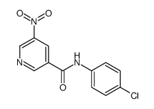 N-(4-chlorophenyl)-5-nitropyridine-3-carboxamide Structure
