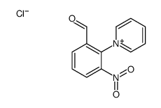 3-nitro-2-pyridin-1-ium-1-ylbenzaldehyde,chloride结构式