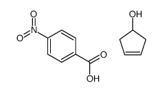 cyclopent-3-en-1-ol,4-nitrobenzoic acid结构式