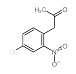 1-(4-chloro-2-nitro-phenyl)propan-2-one structure