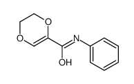 N-phenyl-2,3-dihydro-1,4-dioxine-5-carboxamide结构式