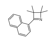 2,2,3,3-tetramethyl-4-naphthalen-1-ylazete Structure