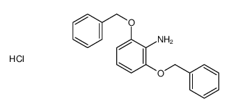 2,6-bis(phenylmethoxy)aniline,hydrochloride结构式
