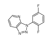 3-(2,5-difluorophenyl)triazolo[4,5-b]pyridine Structure