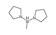 methyl(dipyrrolidin-1-yl)silane结构式