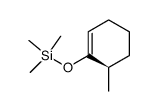 (R)-6-Methyl-1-trimethylsilyloxy-1-cyclohexen结构式