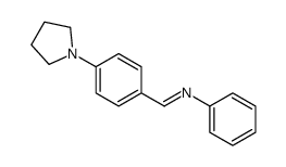 N-phenyl-1-(4-pyrrolidin-1-ylphenyl)methanimine Structure