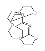 1,4,7,10,13,16-hexaoxacyclohenicosane-17,21-dione Structure