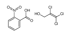 2-nitrobenzoic acid,2,3,3-trichloroprop-2-en-1-ol Structure