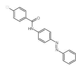 4-chloro-N-(4-phenyldiazenylphenyl)benzamide Structure