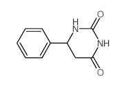 2,4(1H,3H)-Pyrimidinedione,dihydro-6-phenyl- Structure