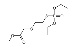 methyl 2-(2-diethoxyphosphorylsulfanylethylsulfanyl)acetate Structure