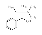 Benzenemethanol, a-[1-(dimethylamino)-1-methylpropyl]-结构式