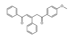 5-(4-methoxyphenyl)-1,3-diphenylpent-2-ene-1,5-dione Structure