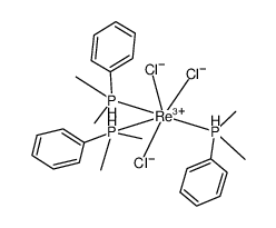 trichlorotris(dimethylphenylphosphine)(dihydrido)rhenium(V) Structure