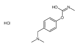 dimethyl-[[4-(methylcarbamoyloxy)phenyl]methyl]azanium,chloride Structure