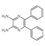 2,3-Pyrazinediamine,5,6-diphenyl-结构式