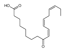 9-oxo-10,12,15-octadecatrienoic acid Structure