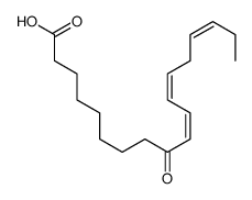 9-oxo-10,12,15-octadecatrienoic acid structure