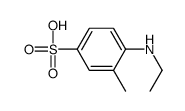 4-(ethylamino)-3-methylbenzenesulfonic acid结构式
