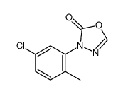 3-(5-chloro-2-methylphenyl)-1,3,4-oxadiazol-2-one结构式