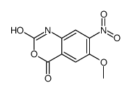6-methoxy-7-nitro-1H-3,1-benzoxazine-2,4-dione Structure