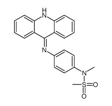 N-[4-(acridin-9-ylamino)phenyl]-N-methylmethanesulfonamide Structure