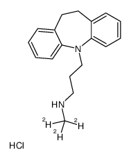 Desipramine-D3 hydrochloride结构式